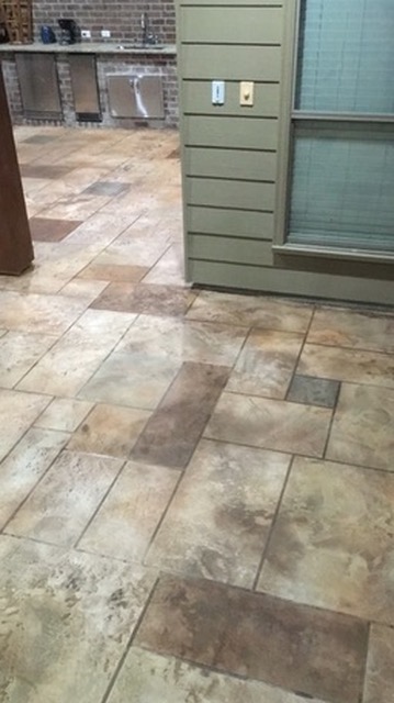 Decorative Concrete Overlay
