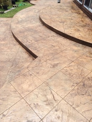 Stamped Concrete Overlay